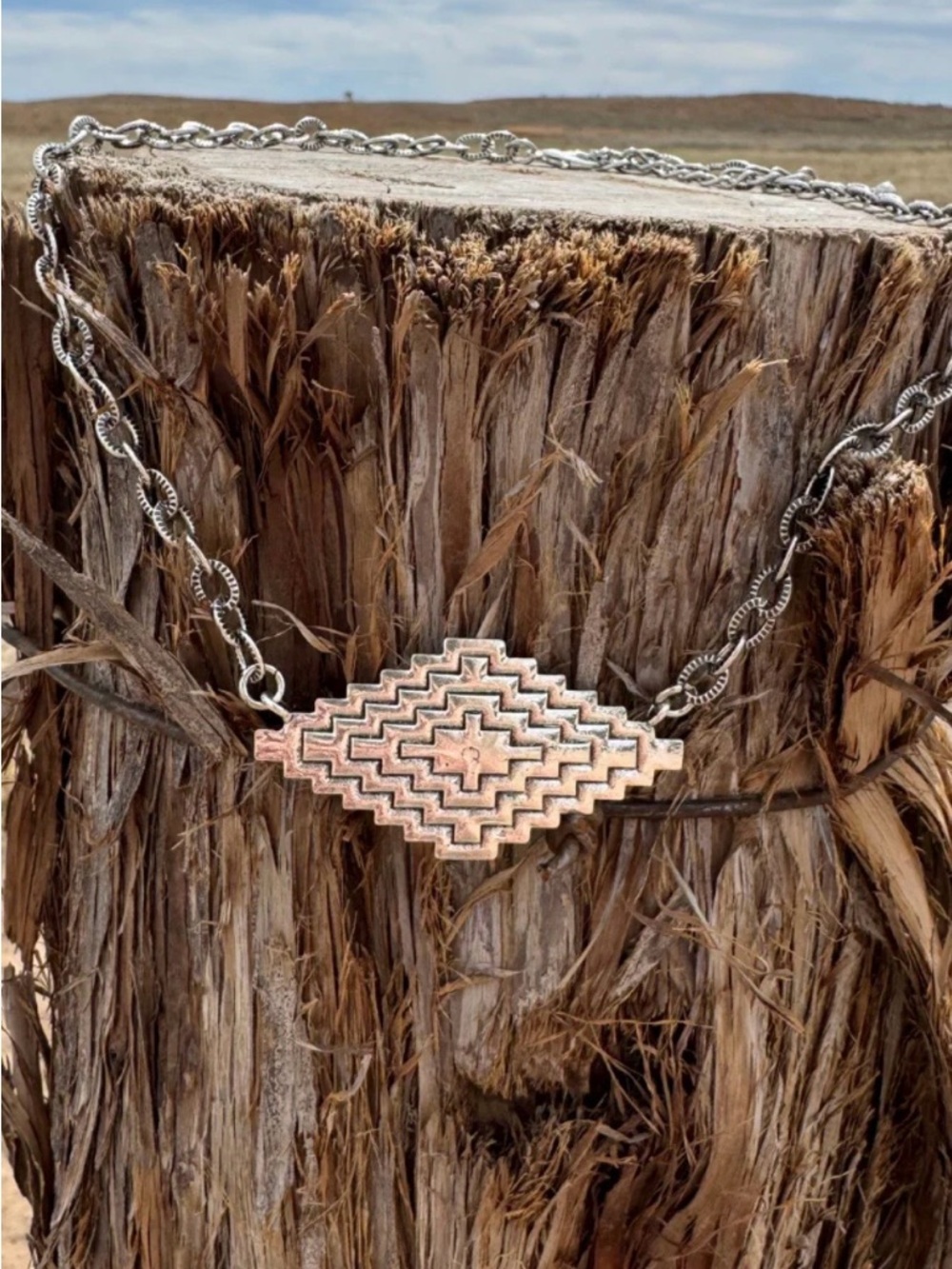 Sterling Kreek Aztec Necklace